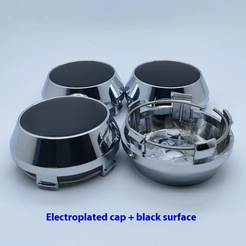 4Pcs Rim Center Cap 60Mm/2.36" Od 56Mm/2.2" Id For Nex-O Wheels Mk009 #481K60 I40 16" Wheel Tyre Rim Hub Cap Cover