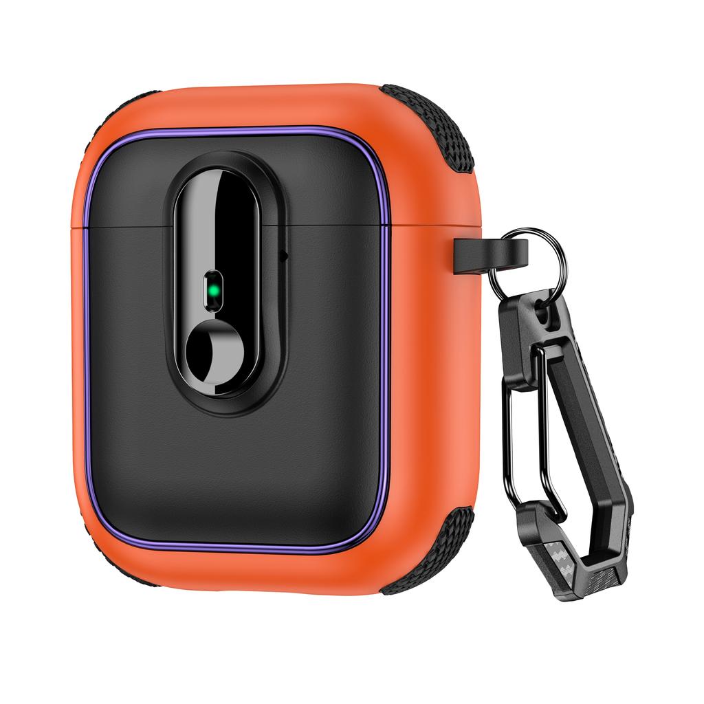 Kopfhörerhülle Für Apple AirPods mit Ladecase (2016)/(2019)/AirPods mit kabellosem Ladecase (2019) TPU + PC Hülle