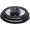 Tefal couvercles l9931012 bouton butterfly 16-18-20cm noir et blanc