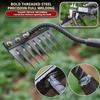 5/6/7/8 Teeth Metal Rake Garden Manual Aerators Tool Farming Iron Weed Weeders for Gardening and Weeding  Agriculture Hand Tools