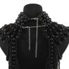 Fashion Tribal Style Hollow Woven Pearl Shawl Body Chain Retro Layered Exaggerated Sexy Body Chain All Match Women Jewelry