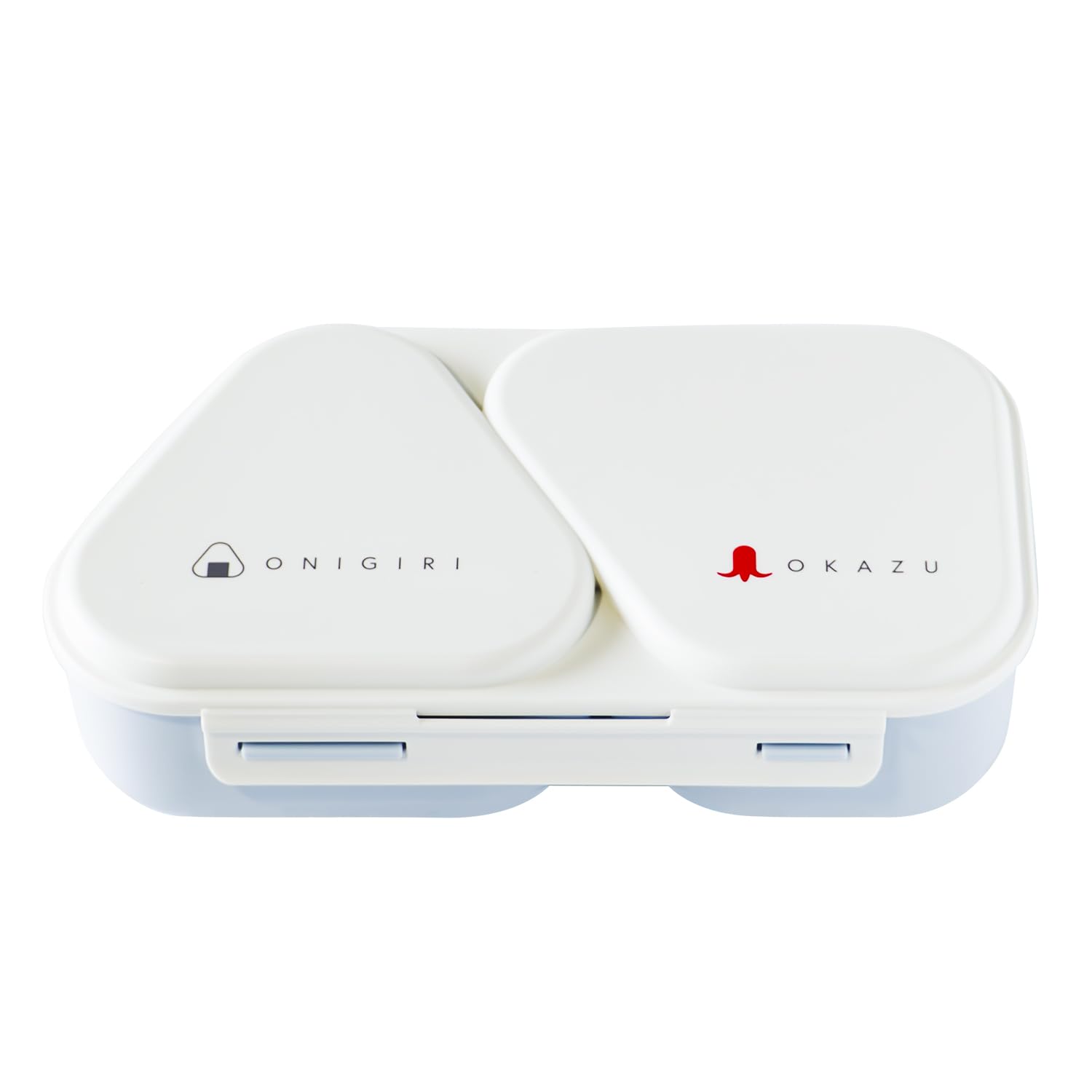 

OSK Onigiri Lunch Pastel with Pressed Microwave Made in Japan Box, 465ml, Blue, Mould, Antibacterial, Lockable, Safe, LS-15,