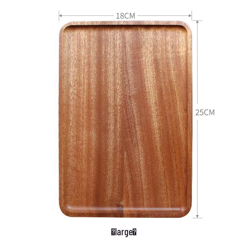 

Wutuo Black Ebony Wood Spliced Serving Tray