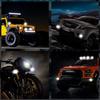 LED Light Pods, AAIWA 4 Inch 120W LED Light Bar 12000LM Spot Flood Combo Off Road Light Triple Row LED Work Light Driving Fog Light for Pickup Truck