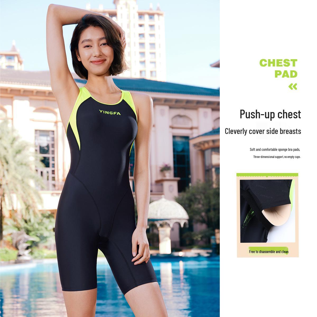 Yingfa Women s 2024 Slimming Conservative One-Piece Swimsuit Extra Extra Large