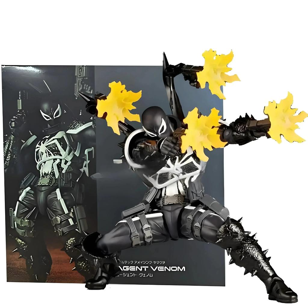 Incroyable Agent Yamaguchi Venom Figurine Kaiyodo Revoltech Figurine Polyvinyl Chloride Collector Mobile Eugene Thompson Ko modèle jouet Gfit