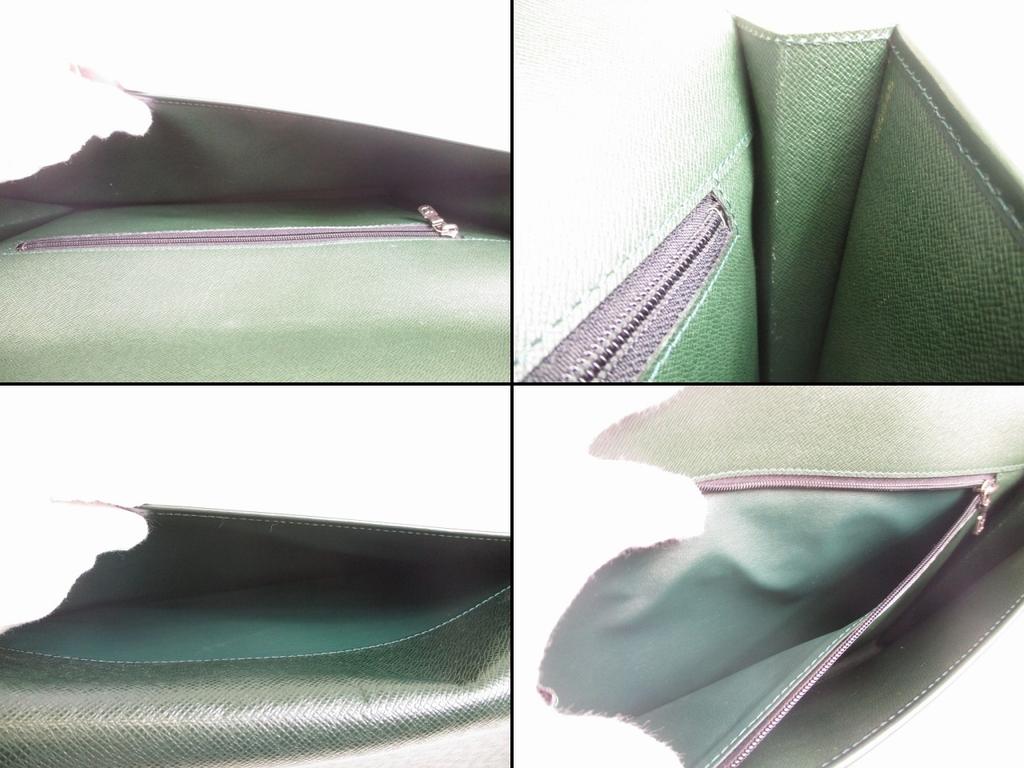 Authentic LOUIS VUITTON Taiga Episea Leather Clutch Bag Document Case A4 #a642  Refurbished