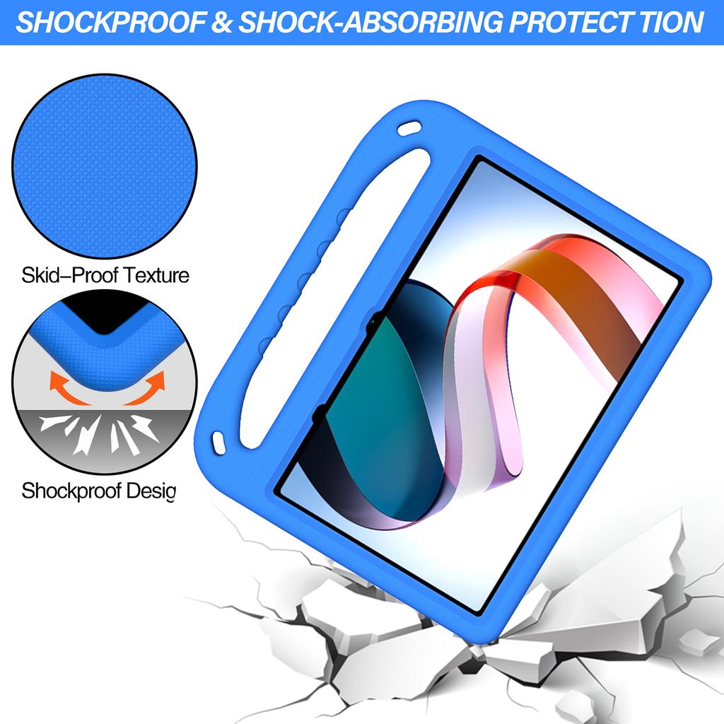EVA Case for Xiaomi Redmi Pad 2022 10.61 Inch 22081283G Built-in Kickstand Cover Kids Friendly with Portable Holder Shockproof