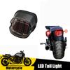 Motorcycle Eagle Claw LED Light Smoke Tail Light 12V License Plate Rear Lamp For Dyna Super Wide Glide Low Rider Fat Bob