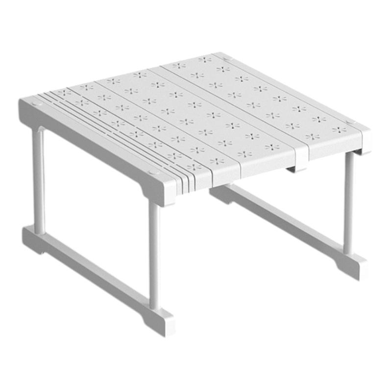 Expandable Wardrobe Organizer Adjustable Storage Shelf for Cabinets and Closets Use Carbon Steel Organization Rack