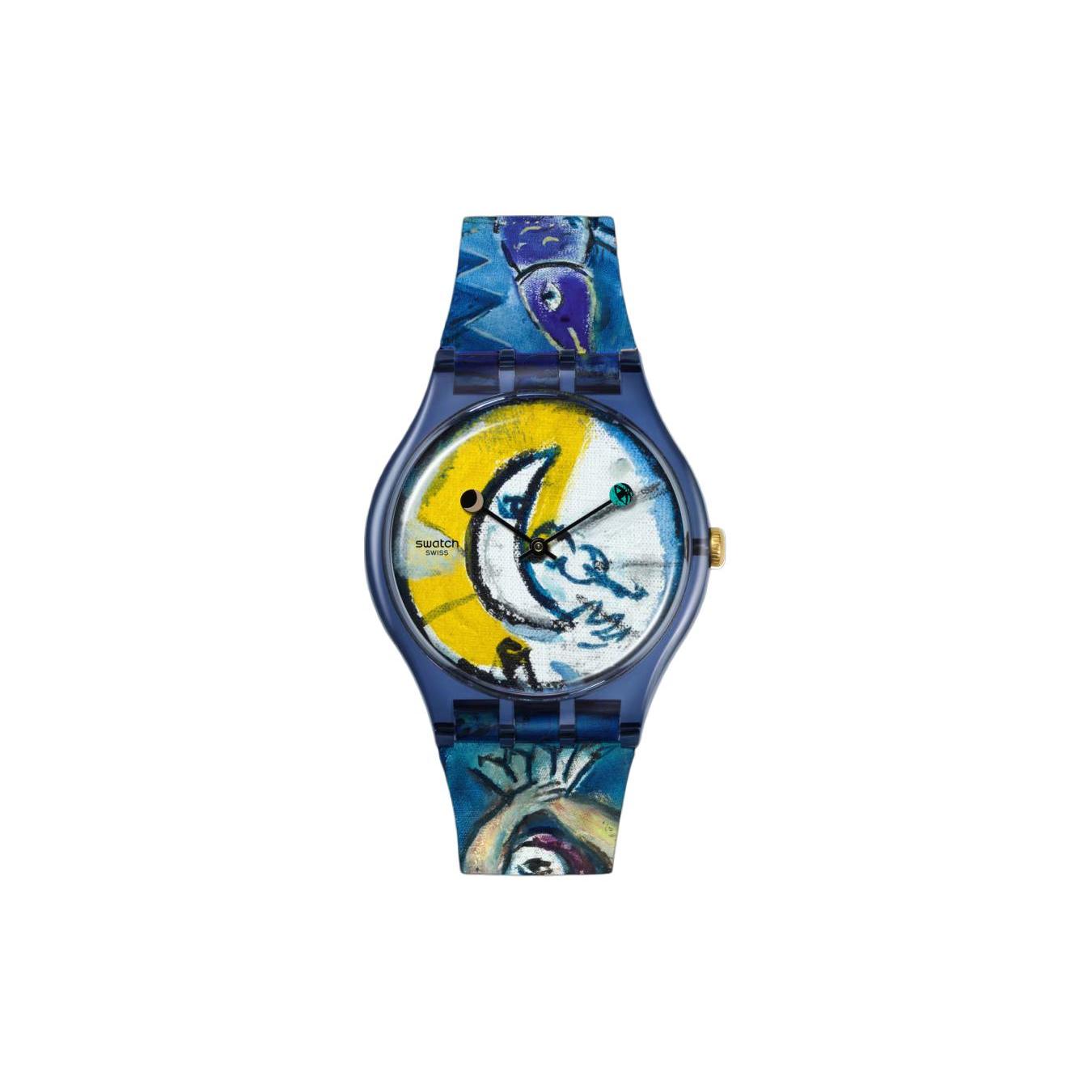 SWATCH Unisex 41mm Watch SUOZ365 SUOZ365 Yellow Watch Dial