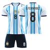 2026 Weltmeisterschaft Argentinien Trikot Mit Logo Nr. 8 Enzo