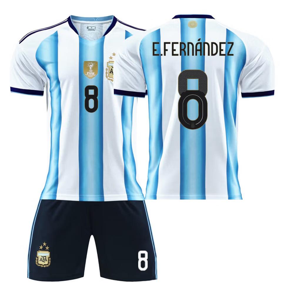 2026 World Cup Argentina Jersey With Logo No.8 Enzo 24