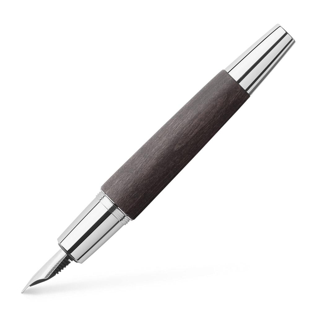 Emotion Pear Wood Fountain Fine Officially Imported FABER-CASTELL Pen, Nib, Black, 148221, Dual-Use,