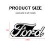 3D Bilstyling Klistermärke Aluminium Emblem Interiör Högtalare Ljud Badge För Ford Focus Mondeo Kuga Fiesta MK7 Escort Explorer Edge 2 4 MK2 MK4