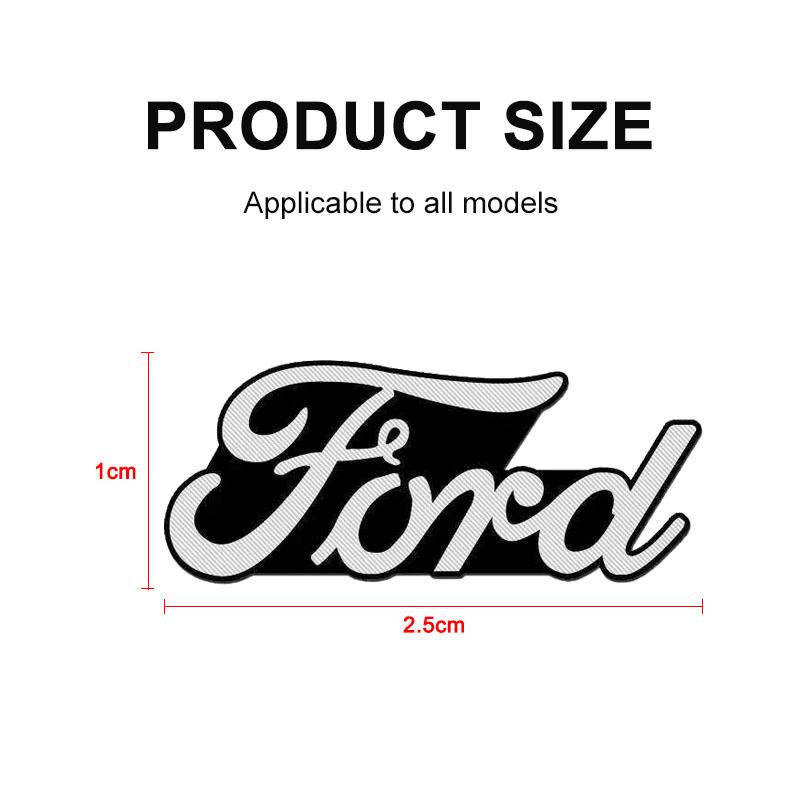 3D Bilstyling Klistermärke Aluminium Emblem Interiör Högtalare Ljud Badge För Ford Focus Mondeo Kuga Fiesta MK7 Escort Explorer Edge 2 4 MK2 MK4