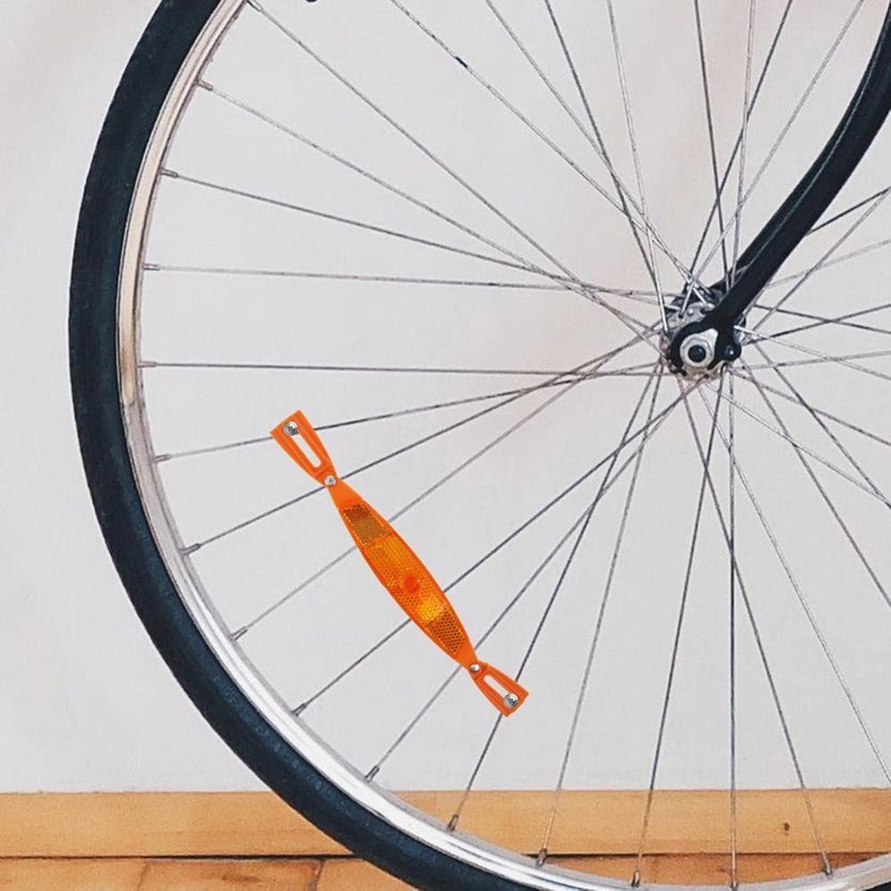 1 Pair ABS Bicycle Wheel Reflectors Warning Cycling Reflector Bike Spoke Reflectors  Night Riding