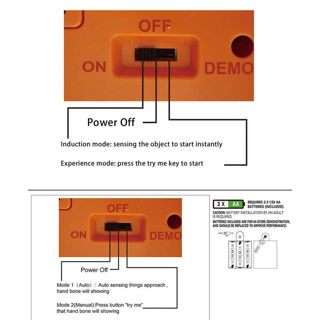 Halloween Stakes Outdoor Decorations - Stakes With Glowing Eyes And Spooky Sounds | And Hand Props For Halloween Parties, Haunted Houses And