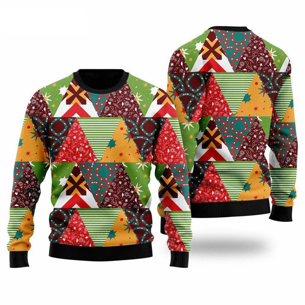 Christmas Fake Cardigan Pullover Man Pullover 3D PrintNew Year Party Sweatshirt Women Party Birthday Christmas Pullovers Kids Tops