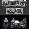 High Tech 1:5 Motorcycle City Sports Rapid Racing Motorbike Locomotive Modular Brick Model Building Block Boy Gift Toy
