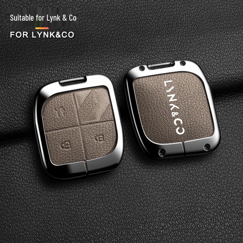 Lynk & Co 03 Key Case: Anti-Drop Protective Shell with Buckle for Models 01/02/05/06/08/09 - Men & Women