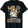 Wild GodFather 1St Birthday Safari Jungle Animal Truck T-Shirt
