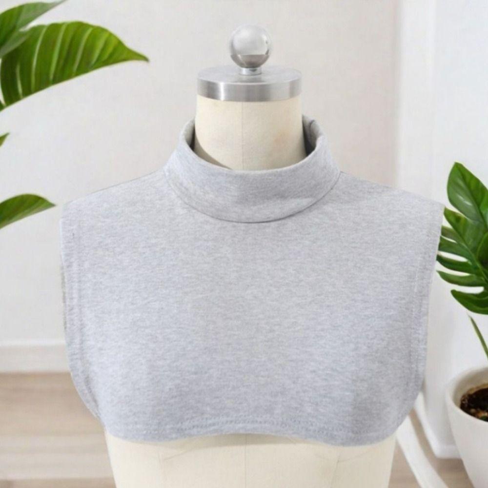 Detachable False Collar High-neck Lapel Turtleneck Fashion Shirts Collar Patch
