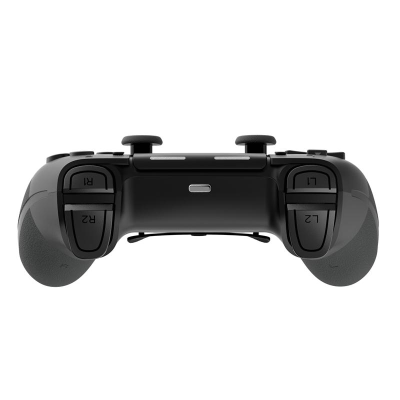 Wireless Gamepad Controller for PS4 with Motorized Vibration Body Sensing 6-Axis Continuous Firing Function