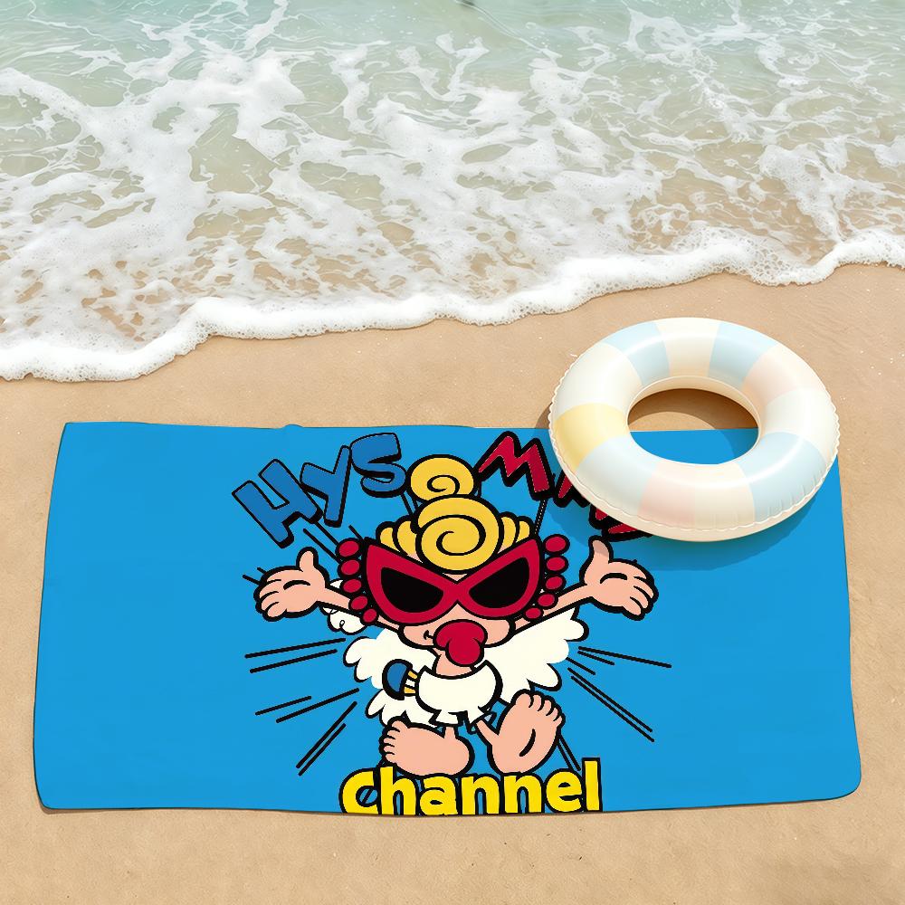 Fashion print H-Hysteric M-Mini Towel Drying Bath Towel Applicable To Light Swimming Camping Yoga Beach Out