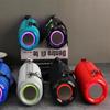 Creative Bluetooth Speaker with Colorful Light Strap and Dual Subwoofer for Outdoor and Home Use