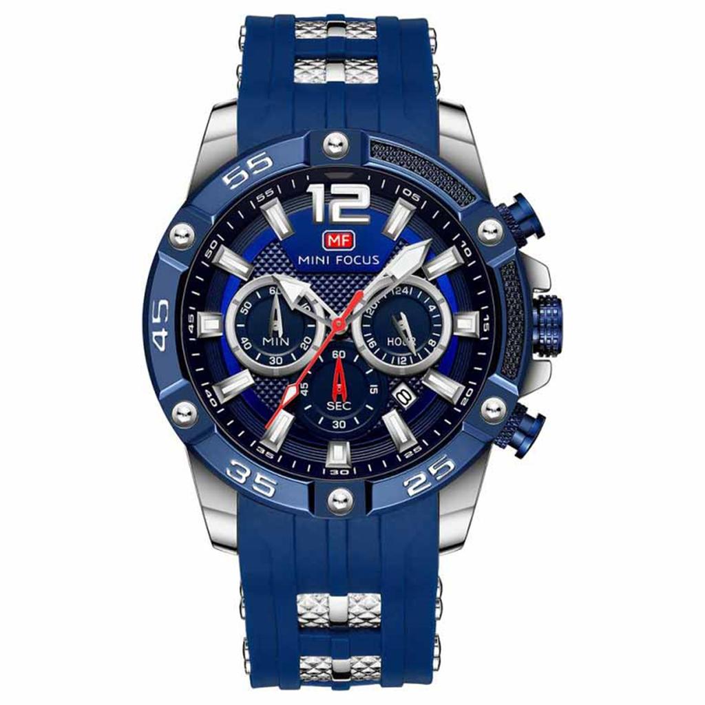 Men's Waterproof Luminous Running Alarm Clock Watch