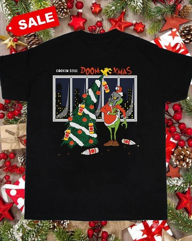 

Cookin Soul DOOM XMAS MF Doom T Shirt Full Size S5XL T27 Unisex T-Shirt XXL