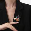 Pumpkin Witch-shaped Brooch Universal Metal Corsage Pin Trendy Versatile Clothes Bag Scarf Accessories Halloween Brooch