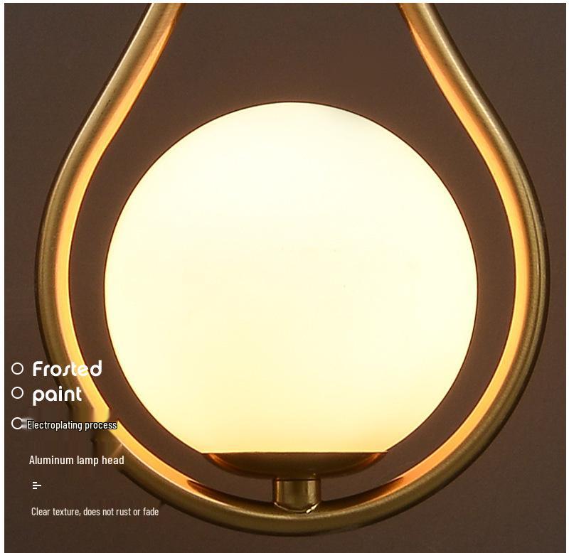 Nordische Gold Wandleuchte: Moderne Eleganz für Wohnzimmer, Schlafzimmer oder Treppenhaus