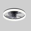 LED Ceiling Fans with Lights and Remote Modern Low Profile Chandelier Fan for Bedroom Kids Room Living Room Ceiling Lighting Fan