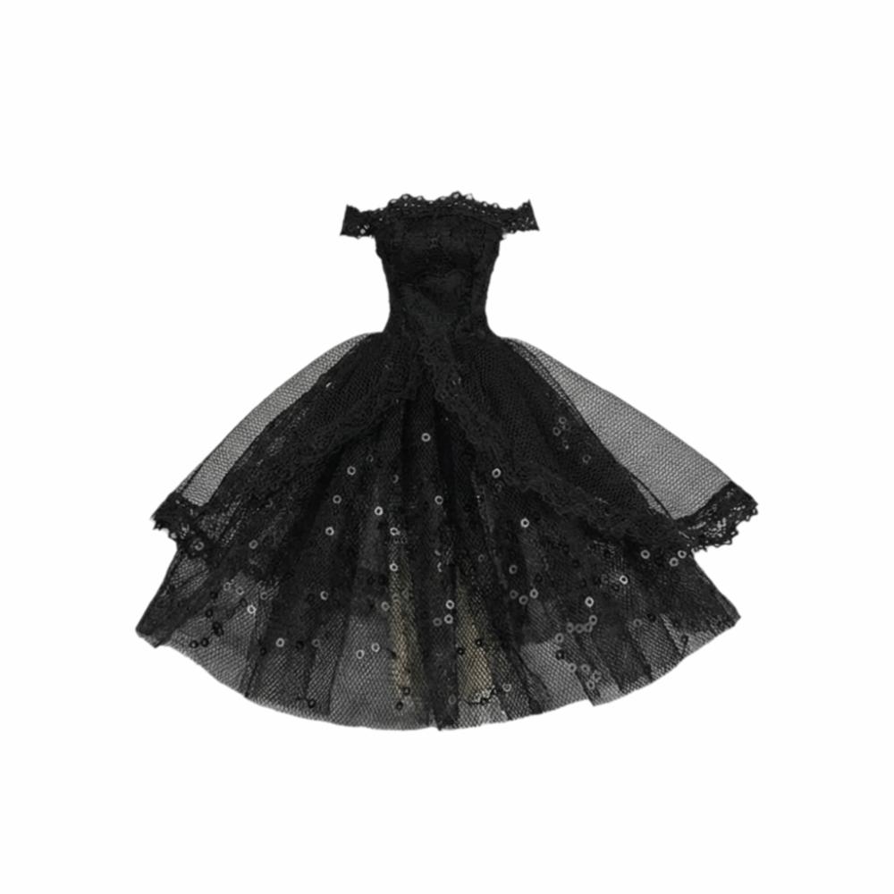 Mini Black Princess Dress Lace Tutu Doll Clothes Cute Doll Dress Dolls