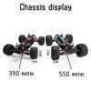 1:10 4WD Full Proportional RC Monster Truck, 45km/h High Speed 2.4G Off-Road Crawler with 7.4V Battery for Hobbyists