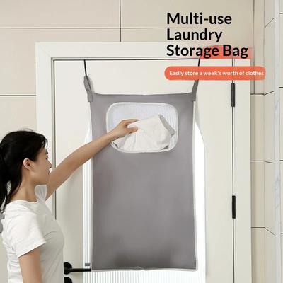 Door Back Dirty Clothes Storage Hanging Bag Bathroom Clothes Hanging Dirty Clothes Organizer Bag Home Miscellaneous Storage Bag