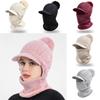 Winter Womens Knit Headgear With Ear Cover And Neck Warmth For Outdoor Activities