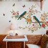 Chinese-style Flower Branches and Magpies-butterflies Home Wall Decoration and Beautification Stickers