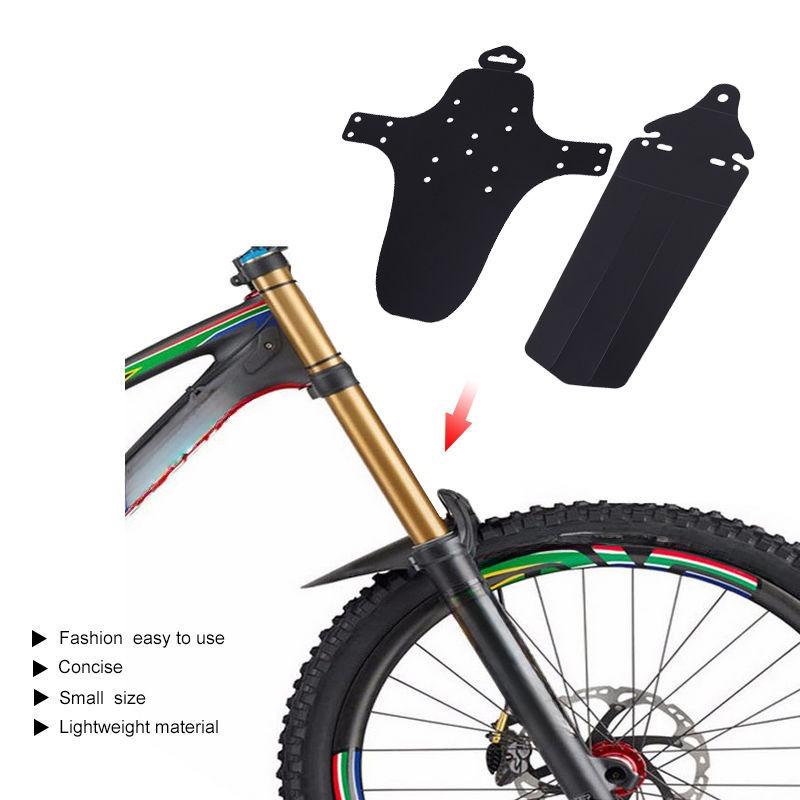 A Set of Bicycles MTB Mountain Bike Front and Rear Mud Fenders Bicycle Accessories Bicycle Parts