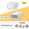 Household Closet Cabinet Storage Box Quilt Storage Box Organizing Box Drawer Storage Box Plastic Transparent Storage Box
