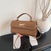 Portable Small Square Bag, Retro Crossbody Bag, High-end Commuting Trend Kelly Bag