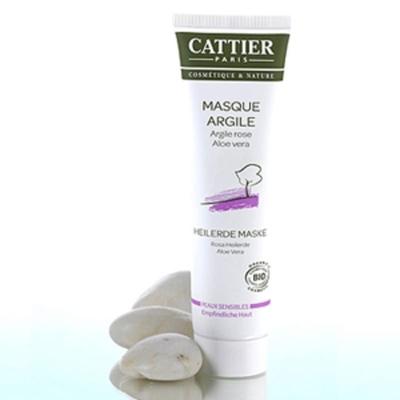 Cattier Rosa Tonerde Maske 100ml (für empfindliche Haut)