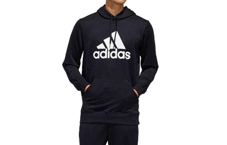 

Adidas Sweatshirts Men s Black Hooded Moderate Regular FM5364 M