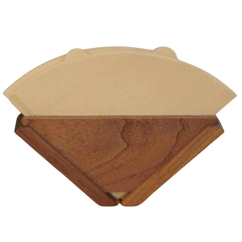 Kinakoma.craft Coffee Filter Holder with Magnet (Walnut)