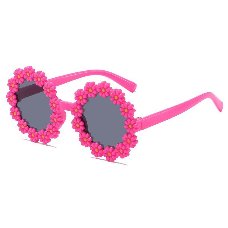 Little Daisy Trendy Kids' Flower Sunglasses - Cute, Anti-UV, Unisex for Boys & Girls