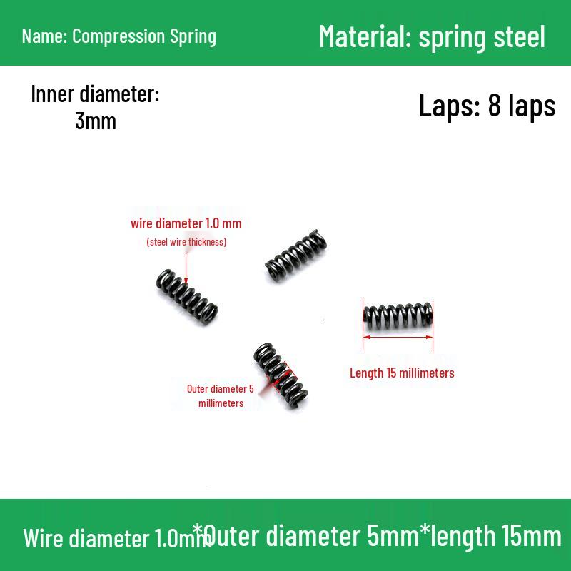 Heavy Duty Y-Type Compression Spring Shock Absorber, 1.0mm Wire Diameter, Outer Diameter 5-20mm.