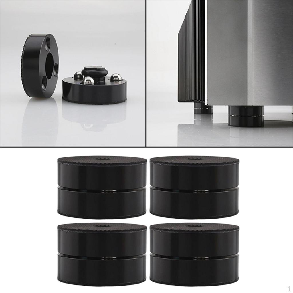 Isolation Base Stand Anti Vibration Feet Pad Absorb Shock Amplifier Pads for Audio Equipment