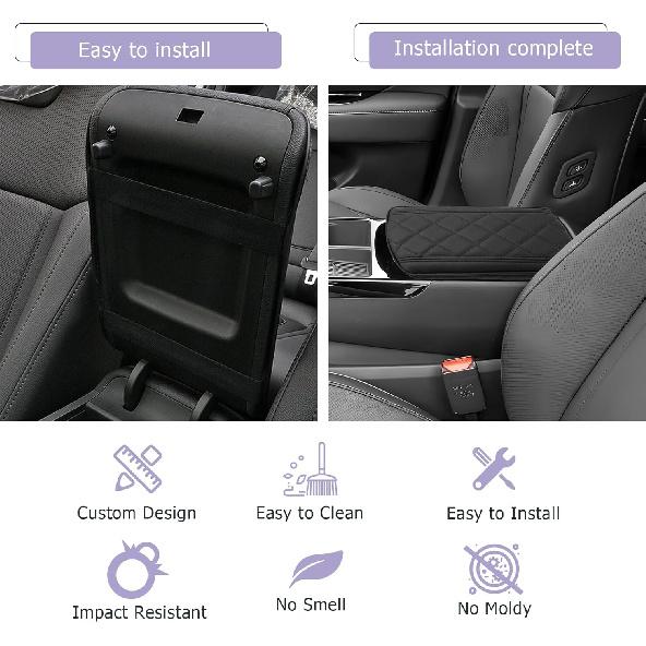 Center Console Cover Compatible with 2025 Hyundai Tucson Accessories 2025 Tucson NX4 Armrest Cover Center Console Pad 2025 Tucson Armrest Console
